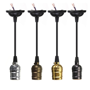 Đui Đèn <span class=keywords><strong>E27</strong></span> Với Công Tắc Retro Dây Tóc Edison Bóng Đèn Mặt Dây Chuyền Cổ Điển Đui Đèn - Product Image 4