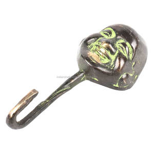 Manteau facial de bouddha en laiton, fait à la main, accessoires lourds, crochet utilitaire, sacs, vêtements lourds, 50 pièces - Product Image 2