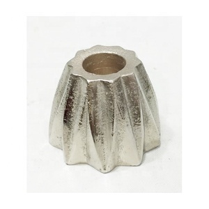 Bougeoir en métal doré avec BASE en bois, support de bougie décorative pour la maison, meilleur vente - Product Image 4
