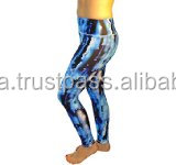 Las últimas mallas deportivas completas de talla XL ajustadas personalizadas, pantalones de Yoga con etiqueta privada, sublimación de leopardo/serigrafía/bordado Plus - Product Image 3
