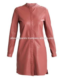 Robe courte à épaules dénudées pour femme, en cuir écologique, à fleurs, longueur genou, manches longues, sur mesure, nouveau style tendance - Product Image 4