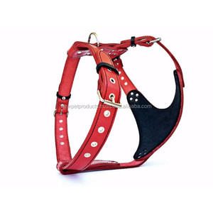 Arnés de lujo personalizado para perros Durable personalizado ajustable Reversible diseñador elegante arnés sólido suministros para mascotas mayorista - Product Image 5