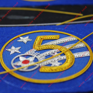 5th Ceremonial Class a Air Corps Patch Técnica de tela bordada a mano - Product Image 1