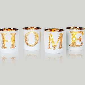 เชิงเทียนทีไลท์แก้วปรอทสีน้ำเงินลายจุด,ที่ใส่เทียนสำหรับงานแต่งงานและของตกแต่งบ้าน - Product Image 5