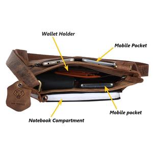 Indian Supplier <b>Small</b> <b>Leather</b> Crossbody <b>Bag</b> Mini Messenger <b>Bag</b> for Phone Wallet and Essentials Storage for Sale - Product Image 2