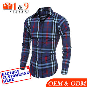 Camisas informales de manga larga personalizadas para hombre, camisas de poliéster/algodón de Color sólido, Dobby, servicio OEM oficial - Product Image 5