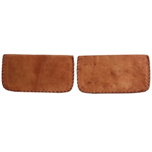 Bolso de mano de piel auténtica de cabra para mujer, bordado multicolor - Product Image 5