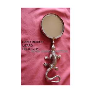 Aluminium MOP Round Hand <b>Mirror</b> - Product Image 1