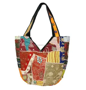 Ethnic Patchwork Handmade Banjara Tribal Hobo Bohemian Gypsy Women Shoulder Shopping Carry & Tote Bags