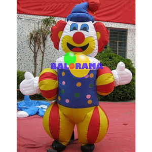 Clown gonflable en pvc, costume publicitaire pour la vente, mascotte de clown gonflable - Product Image 2