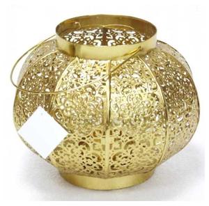 ใหม่ตกแต่งบ้านโบราณFILIGREEรอบHURRICANE LANTERN - Product Image 1