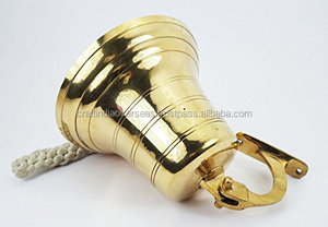 ระฆังทะเลทองเหลืองสำหรับห้องและตกแต่งบ้านใช้รายการหัตถกรรมโลหะงานฝีมือโลหะและการตกแต่งโลหะ - Product Image 4