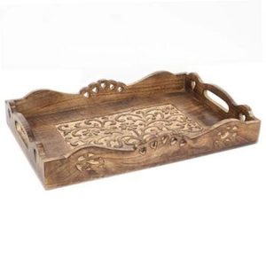 Bandeja de madera de MANGO con nuevo diseño, decoración para Navidad y el hogar - Product Image 1