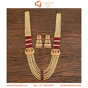 Dây Chuyền Mala Đính Ngọc Trai Nhỏ 18342 Ruby - Product Image 2