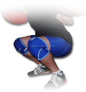 ที่รัดเข่าสำหรับเล่นกีฬากันลื่นนีโอพรีนแบบสวมตรงระบายอากาศได้ดีโลโก้ออกแบบได้ตามต้องการ - Product Image 5