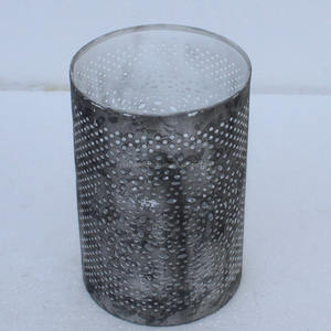 Portavelas Votivo de Hierro Metálico con Acabado de Primera Calidad, Hecho a Mano, con Recubrimiento en Polvo, Atractivo para Bodas y Ocasiones Especiales, VISHNA EXPORTS - Product Image 1