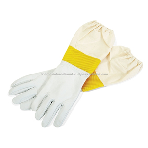 Guantes de cuero Shemax 2024 de alta calidad, superventas, desechables, apicultura, personalizados al por mayor, OEM, látex, algodón, hechos en Pakistán - Product Image 1