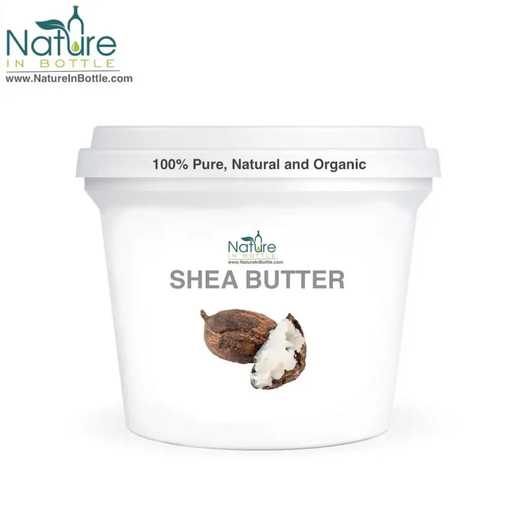 Organic Shea Butter Refined Ghana | West African Ivory White Shea Butter for Cosmetics - 100% Pure and Natural