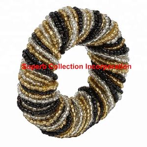 Anillo de servilletas con cuentas de vidrio, gran oferta y alta calidad - Product Image 2