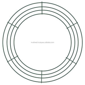Forma de corona de metal para puerta de Navidad de hierro para decoración del hogar - Product Image 4