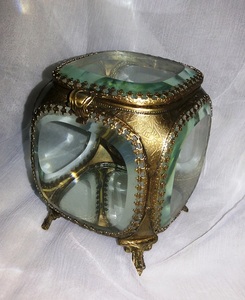 Hexagone boîte à bijoux en verre - Product Image 5