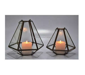 Portavelas de Lujo de Primera Calidad, Diseño Maravilloso, Hecho a Mano, Decoración para el Hogar, Color Dorado Metálico - Product Image 4