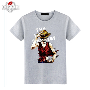 เสื้อยืดพิมพ์ลายสีทึบคุณภาพสูงทำจากโพลีเอสเตอร์/ ผ้าฝ้ายพร้อมจำหน่าย - Product Image 5