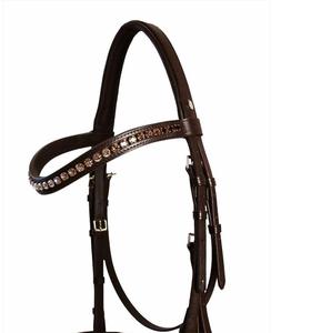 Vente en gros d'équipements équestres personnalisés multicolores en vrac pour chevaux bride en cuir pour chevaux licou avec boucle de haute qualité intelligente - Product Image 3