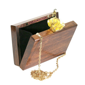 Pochette en bois pour femmes, sac à main élégant, nouveauté, 2020 - Product Image 3