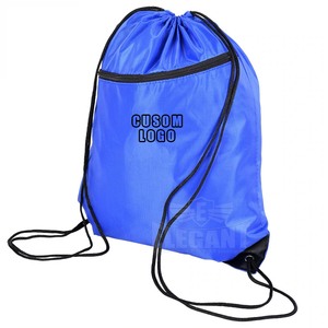 กระเป๋าเป้สะพายหลังกลางแจ้งกันน้ำกระเป๋าหูรูดสีทึบลำลองตั้งแคมป์น้ำหนักเบากระเป๋ายิม - Product Image 5