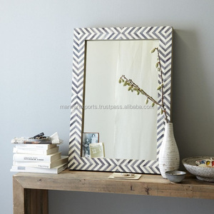 Highest Quality Solid Wood <b>Antique</b> Bone Inlay Living Room Mirror <b>Frame</b> - Product Image 6