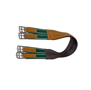 Sangle de dressage en cuir véritable - Marque LLT - Cuir de vache DD - Fabriquée à la main - Logo personnalisé - Accessoires pour chevaux - Product Image 2