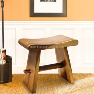 <b>Stool</b> PRIMITIVE Natural Suar <b>Wood</b> Furniture - Product Image 1