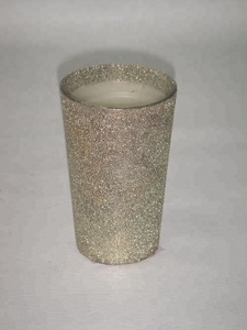 โถแก้วใส่เทียนทำจากขี้ผึ้งทำจากพาราฟิน100เปอร์เซ็นต์สำหรับตกแต่งโต๊ะงานคริสต์มาส - Product Image 4