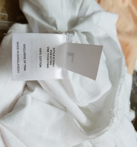 2018 Bangladesh coton hommes printemps saison T-Shirt Stock Lot expédition annuler court Sve pour adultes - Product Image 6