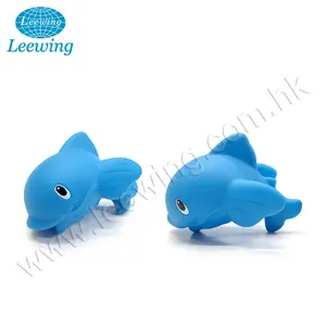 Jouet d'eau en plastique vinyle pour enfants, décoration de fête prénatale, en PVC, jouet de bain, Animal de mer, dauphin