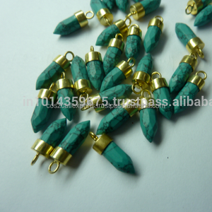 Pendentif en argent galvanisé, 2 pièces, breloque avec visière - Product Image 1