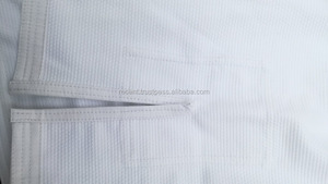 Uniforme BJJ de diseño 100 de algodón, ropa deportiva personalizada, Color blanco, Unisex, OEM, para entrenamiento - Product Image 3