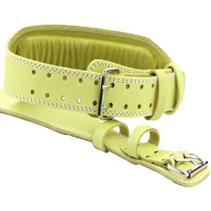 เข็มขัดพยุงเอวสำหรับฝึกในยิมอุปกรณ์ป้องกันการออกกำลังกายหนักหนังวัวมีโลโก้ออกแบบได้ตามต้องการ - Product Image 2