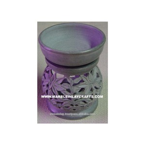 Handmade Soapstone Beautiful Aroma <b>Oil</b> <b>Burner</b> - Product Image 1
