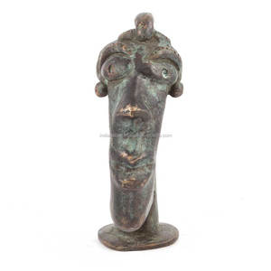 Figura de bronce hecha a mano para decoración del hogar, escultura de Arte Moderno, artículos de regalo, 15x12,5 cm, SBF-320 - Product Image 2