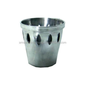 Bougeoir pour décor à la maison Bougeoir Mariage Conique Nickel Plaqué Votive Coulée Aluminium Votive Photophore - Product Image 3