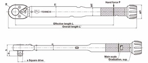 Llave de impacto para filtro de aceite, herramienta para trabajo en GARAJE, 1/2 - Product Image 2