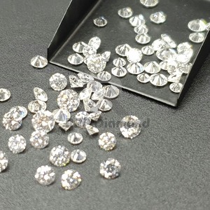 100% Real Natural White Melee HI Color 3,3 a 3,6 MM Corte redondo pulido I Pureza Diamantes sueltos para joyería Certificado IGI - Product Image 4