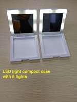 Boîtier compact en plastique ABS/AS avec éclairage LED, couleur personnalisée, épaisseur 14 mm, sérigraphie, modèle HY50, marque OEM, origine TW, pour produits en vrac