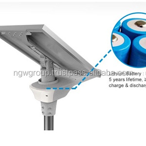 Vente en gros de 50 watts LED blanc chaud CCT lampadaire solaire corps de lampe en aluminium ABS IP66/65 étanche pour route/autoroute AC/batterie - Product Image 3