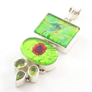 Pendentifs en argent 925 pour femmes, pierres précieuses, bijoux tendance - Product Image 5