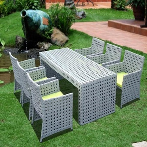 Chaises de salon en rotin/osier du Viet Nam ensemble de salle à manger en PVC poly rotin de haute qualité mobilier d'extérieur en osier - Product Image 1