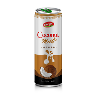 Lait de noix de coco naturel JOJONAVI, jus de noix de coco pur en conserve 320ml, fournisseur de lait de coco, service ODM du Viet Nam - Product Image 1