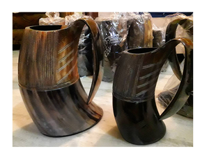 Club Bar Corne Bière Tasse Naturel Tankard Café Viking Tasses À Boire Haute Vente Usine Directe Corne Tasse par LUXURY CRAFTS - Product Image 2